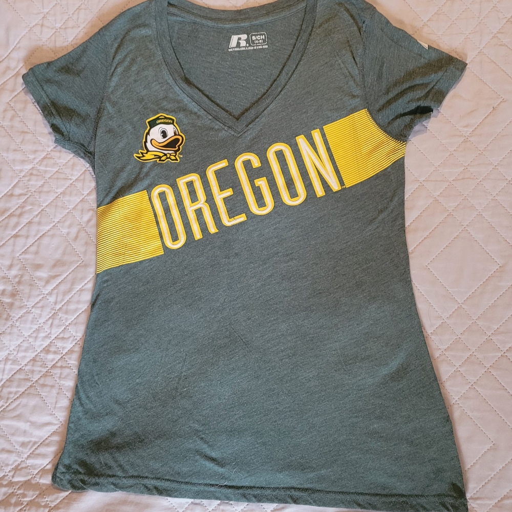 Russell Athletic Gray T-Shirt with Logo